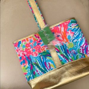 Lilly Pulitzer wine tote